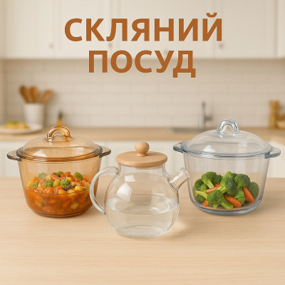 Набор стеклянной посуды из жаропрочного стекла №0