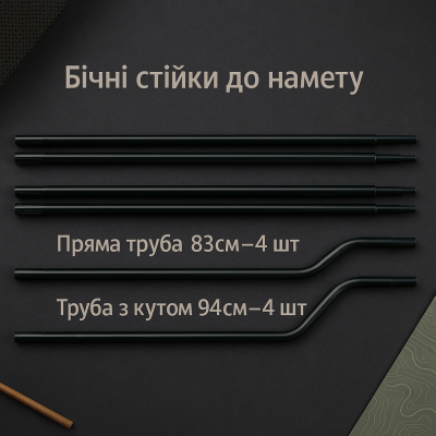 Торговая палатка 3×2 м с тентом и трубчатым каркасом. №3