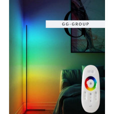 Напольная угловая RGB лампа торшер с пультом управления (сенсор) 1,5м