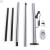 Напольная угловая RGB лампа торшер с пультом управления (сенсор) 1,5м