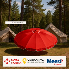 Профессиональный усиленный торговый зонтик Monsen Premium Umbrella – из Турции 16 спиц