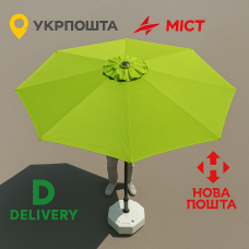 Профессиональный Антивитер зонт для кафе 2.7-3 м – мощный, удобный, выносливый.