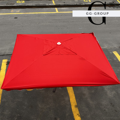 Зонт Monsen 2.5×2.5 м (вн. 2.15 м), UV-защита, ветровой клапан, регулировка высоты, Турция №0