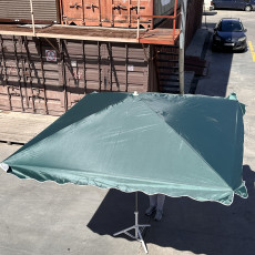 Торговый зонт Mario Umbrella 3.3×3.3 м, 4 металлические спицы, нейлон с УФ-защитой, Италия