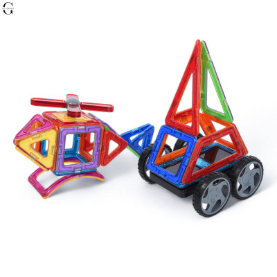 Магнітний конструктор 68 деталій траснпорт  Magnit/Magical/LIMO TOY №3