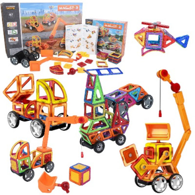 Магнітний конструктор 123 деталі Magnit/Magical/LIMO TOY №0