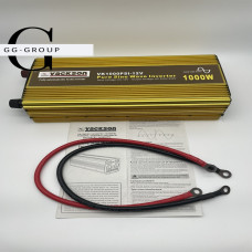 Автомобильный инвертор преобразователь напряжения VACKSON PURE SINE INVERTER VK1000PSI-12V