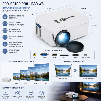 Проектор Projector PRO-UC30 W8 №0
