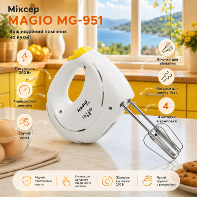 Міксер MAGIO МG-951 №0