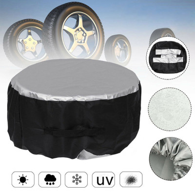 Комплект чехлов для колес Silver "L" 4 шт, для шин R18-R20, водонепроницаемые, с ручками №2