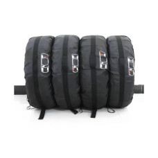 Комплект чехлов для колес Black "L" 4 шт, для шин, водонепроницаемые, с ручками