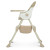 Стільчик для годування M 4136-2 Beige, складання, екошкіра, 5-точкові ремні, столик, кошик