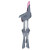 Стільчик для годування BAMBI M 5722 Lilac, регульований, знімний столик, 5-точковий ремень, колеса, екошкіра