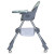 Стільчик для годування BAMBI M 5722 Mint, регульований, знімний столик, 5-точковий ремень, колеса, екошкіра