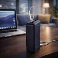 Power Bank Awei J111B 50000mAh, быстрая зарядка 22.5W, USB-C, 2 USB выхода