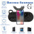 Беспроводное зарядное устройство 5 в 1 подставка для iPhone 15, 14, 13, 12, 11 X, Apple Watch Airpods