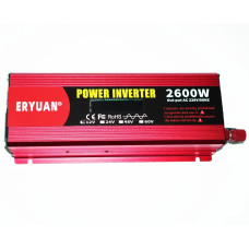 Преобразователь напряжения с 12V на 220V 2600W ЧИСТЫЙ СИНУС LCD Z1A