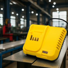 Зарядний пристрій Li-ion 24V для акумуляторів шуруповерта — швидкозарядний, жовтий