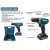Шуруповерт Makita с двумя аккумуляторами 24V+ Браслет в подарок