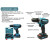 Шуруповерт Makita с двумя аккумуляторами 21V+ Браслет в подарок