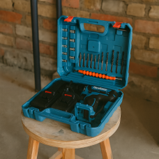 Шуруповерт Makita с двумя аккумуляторами 21V+ Браслет в подарок