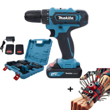 Шуруповерт Makita с двумя аккумуляторами 21V+ Браслет в подарок