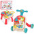Дитяча каталка-ходунки 2 в 1 Baby Walker BM2106 – ігровий столик з бізібордом, музичне піаніно, баскетбольне кільце, центр розвитку для малюків