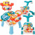 Детская каталка-ходунки 2в1 Limo Toy HB 0008 AB с баскетбольным кольцом, игровым столиком, бизибордом и музыкальным пианино