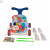 Детские каталка-ходунки LimoToy 2в1 HB 0049, игровой центр, музыкальная панель, баскетбольное кольцо