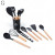 Силиконовый кухонный набор принадлежностей Kitchen stuff 12 предметов BLACK