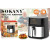 Аэрофритюрница Sokany SK-10048 7 л, 1800 Вт, с регулировкой температуры и таймером.
