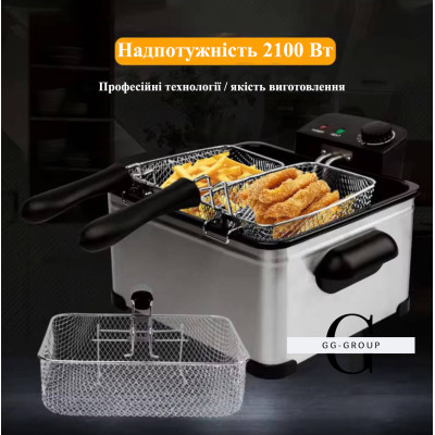 Профессиональная Фритюрница SOKANY 5 литров №1