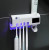 Автоматический диспенсер-стерилизатор для зубных щеток Toothbrush Sterilizer NJ-244, UV-дезинфекция, аккумулятор