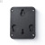 Кемпинговый душ с насосом и дисплеем температуры, с душевой лейкой и шлангом 2M для сада Чёрный 6000mAh