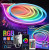 Розумна LED Neon RGB неонова стрічка 5 м USB з пультом і додатком.