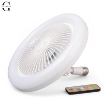Лампа – вентилятор в патрон LED Multi-Function Fan Light E27