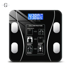 Напольные умные фитнес весы до 180кг, с Bluetooth, A-8003, Черный