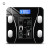 Напольные умные фитнес весы до 180кг, с Bluetooth, A-8003, Черный