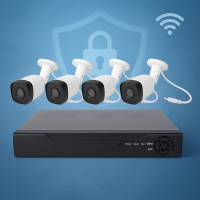 Набор видеонаблюдения (4 камеры) WIFI TS-8824C-4CH