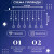 Гирлянда штора светодиодная GarlandoPro звезда и елка 120LED 3х0,9 м 8 режимов Белый
