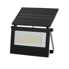 Вуличний LED ліхтар на сонячних батареях 15.5x3.2x10.5 см прожектор світлодіодний вуличний 110 LED 200 Вт із сонячною панеллю HP-5-58