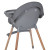 Стульчик ME 1111 LUMI Gray