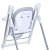 Стульчик-качели ME 1102 DEBUT Gentle Gray