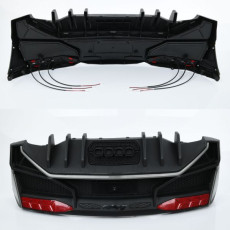 Бампер M 5738-REAR BUMPER GRAY
