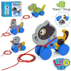 Деревянная игрушка каталка MD 0754