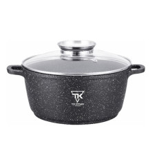 Каструля Top Kitchen ТК00053 з кришкою мармурове покриття 28 см