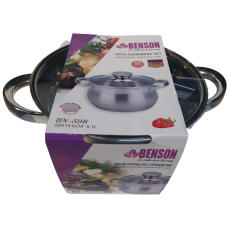 Кастрюля с крышкой Benson BN-598 (ёмкость 5.1 л)