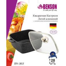 Кастрюля (казан) с мраморным покрытием Benson BN-363 (ёмкость 7 л)