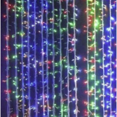 Xmas Гирлянда УЛИЧНЫЙ ВОДОПАД 480 LED,Прозрачный Провод/3*2/Мультик
