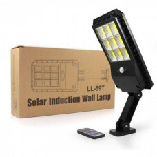 Уличный фонарь на солнечной батарее с датчиком движения и пультом Solar Induction Wall Lamp LL-69T